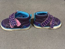 See Kai Run Dean Adapt Sneaker 5 toddler Purple with heart closure