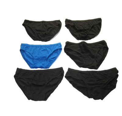 New Men's Hanes 6 Tagless Ultra Soft Stretch Bikini Bikinis Underwear Medium