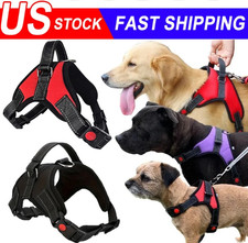 No Pull Dog Harness Adjustable Reflective Padded Pet Vest with Handle Easy Walk