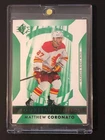 2023 SP Hockey Matthew Coronato Green ROOKIE Authentics SSP/25