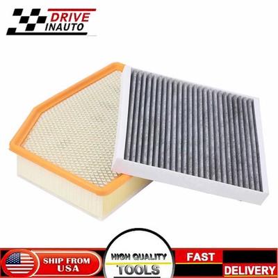 CF11966 CF1156 Cabin & Engine Air Filter Kit For Chevrolet Chevy GMC 2.7L - 6.6L