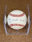 JOHNNY VANDER MEER SIGNED OFFICIAL AL BASEBALL W/ JSA COA CERT AUTO
