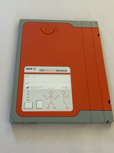 AGFA CR MD4.0 R 18x24cm FLFS CR Cassette w/ Imaging Plate Computed Radiography