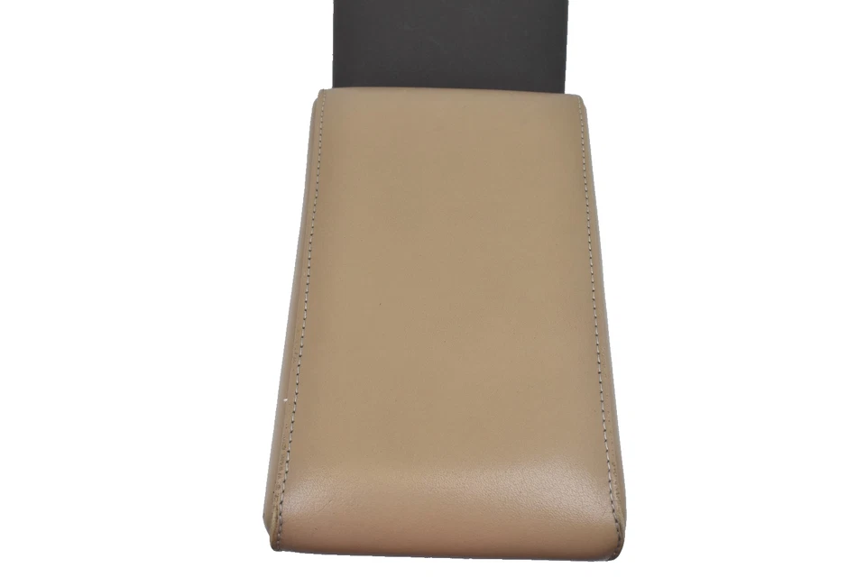 Saab 9-3 93 1999-2002 consola central cuero beige reposabrazos tapa cubierta OEM Foto 2 de 4