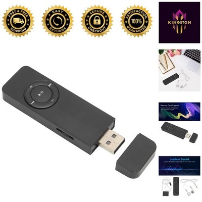 Mini MP3 Player with HiFi Sound - Perfect for Music Lovers and Audiobook Fans