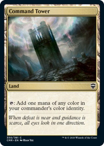 1x Command Tower - Foil MTG - Commander Legends - NM-Mint