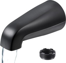 Dreyoo Universal Bath Tub Spout W/ Adapter No Diverter 1/2" 3/4" IPS Inside