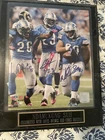 Ndamukong Suh, Louis Delmas, Chris Houston LIONS Autographed 8x10 Photo Plaque