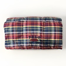 Polo Ralph Lauren Comforter Unisex Twin Red Plaid PRL Down Filled Reversible