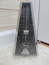 Franz Key Wound Metronome Musicians With Floating Mechanism  Cover WORKING