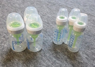 Dr.Browns Plastic Baby Bottles Open 6 Total  Unused No Original Packaging 