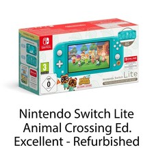 Nintendo Switch Lite HDH-001 Animal Crossing Ed. Timmy & Tommy Aloha Turquoise
