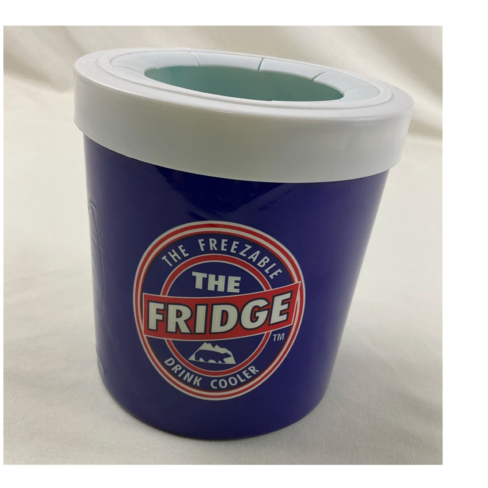 Lifoam Freezable Insulated Can Cooler Blue White Plastic Solid Drink Holder
Opens in a new window or