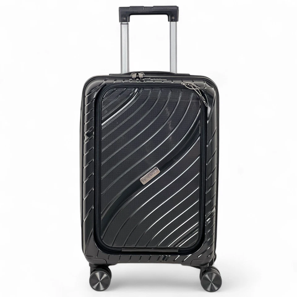 Trolley Valigia Pierre Cardin 55x36x22 Bagaglio a Mano con TSA Tasca PC Ryanair - Immagine 4 di 4