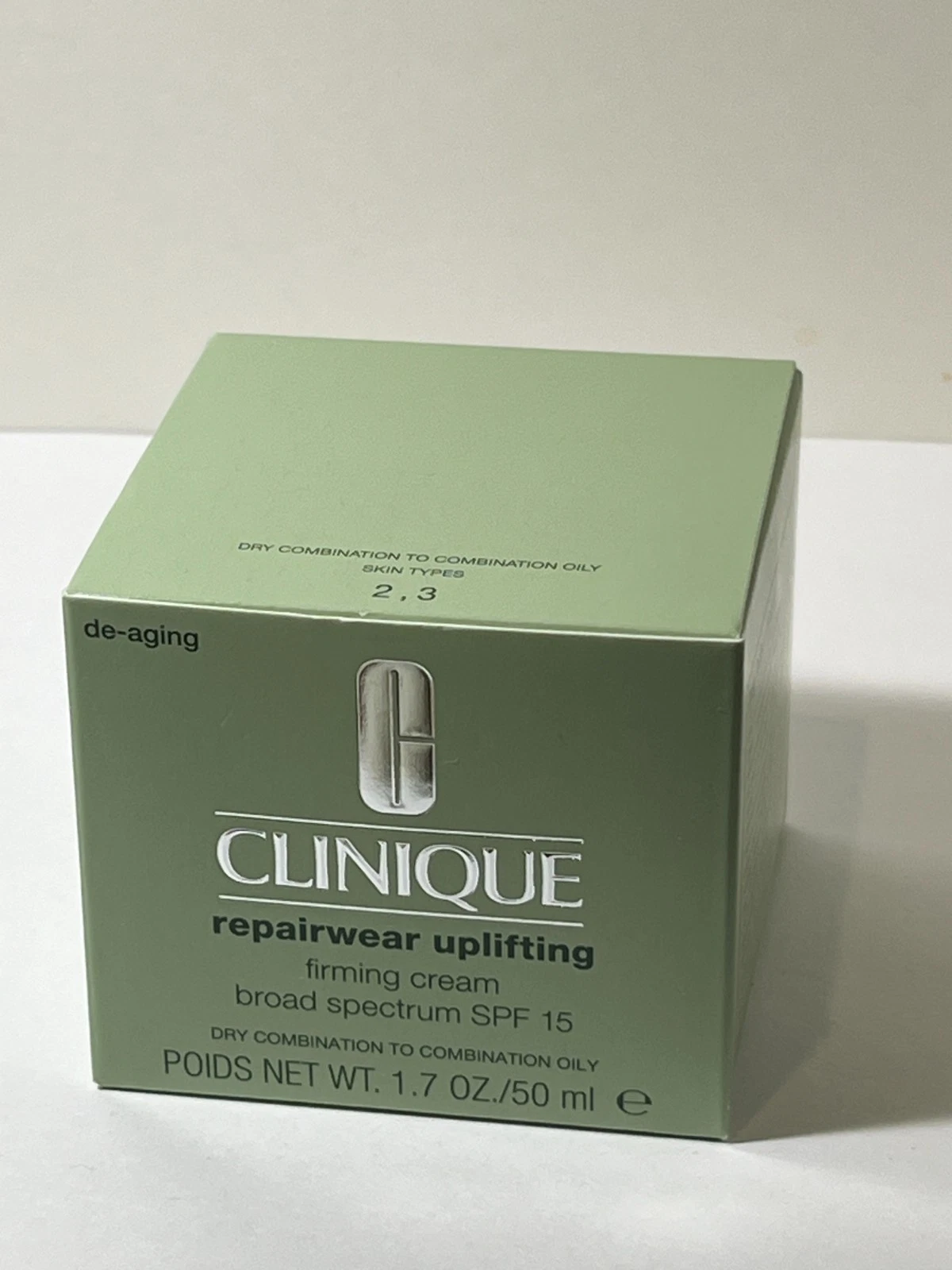 CLINIQUE Repairwear Uplifting Firming Cream SPF 15 1.7oz Dry Combination NIB
