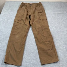 5.11 Tactical Pants Men 34x32 Brown Khakis Cotton Cargo Workwear Outdoor Utility