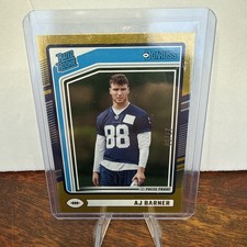 2024 Donruss AJ Barner Rated Rookie RC Gold Press Proof /50 #367 Seahawks 