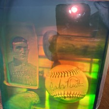 Honus Wagner Babe Ruth Hologram 