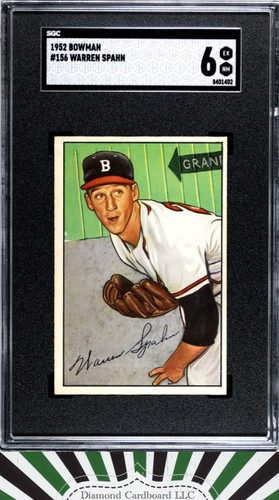 1952 Warren Spahn #156