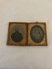 1860s Civil War Era Tintype - Photo Of Husband & Wife - Antique