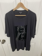 Giorgio Armani Men’s Navy Blue T-Shirt Size 56