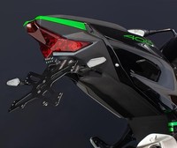 Nummernschildhalter Verstellbar Evotech Kawasaki Z 400 Z400 2020 2021 2022 2023