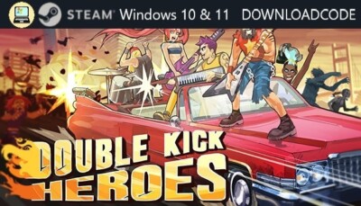 NEU PC Computer Spiel Double Kick Heroes für Windows 10 11 STEAM Download Code