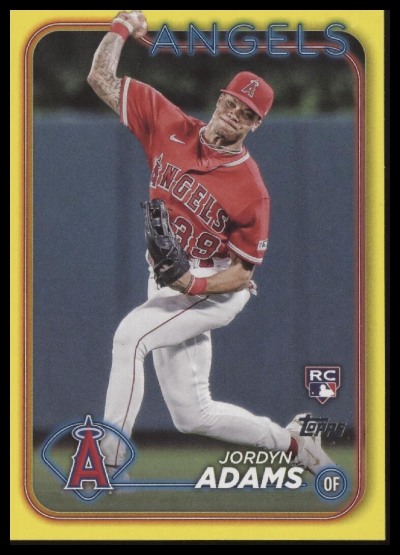 2024 Topps #470 Jordyn Adams Yellow