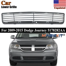 For 2009-2015 Dodge Journey Front Bumper Lower Grille Grill Cover Textured Black
