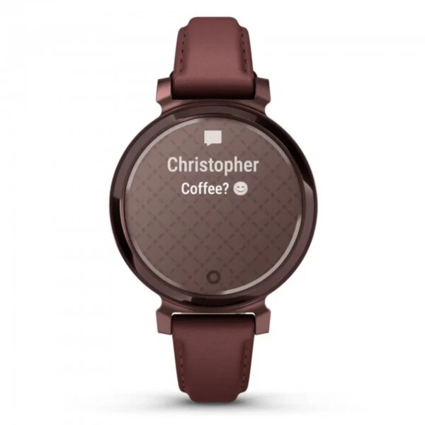 Garmin Lily 2 Classic Dark Bronze with Mulberry Leather Band 010-02839-03 - Image 2 of 3