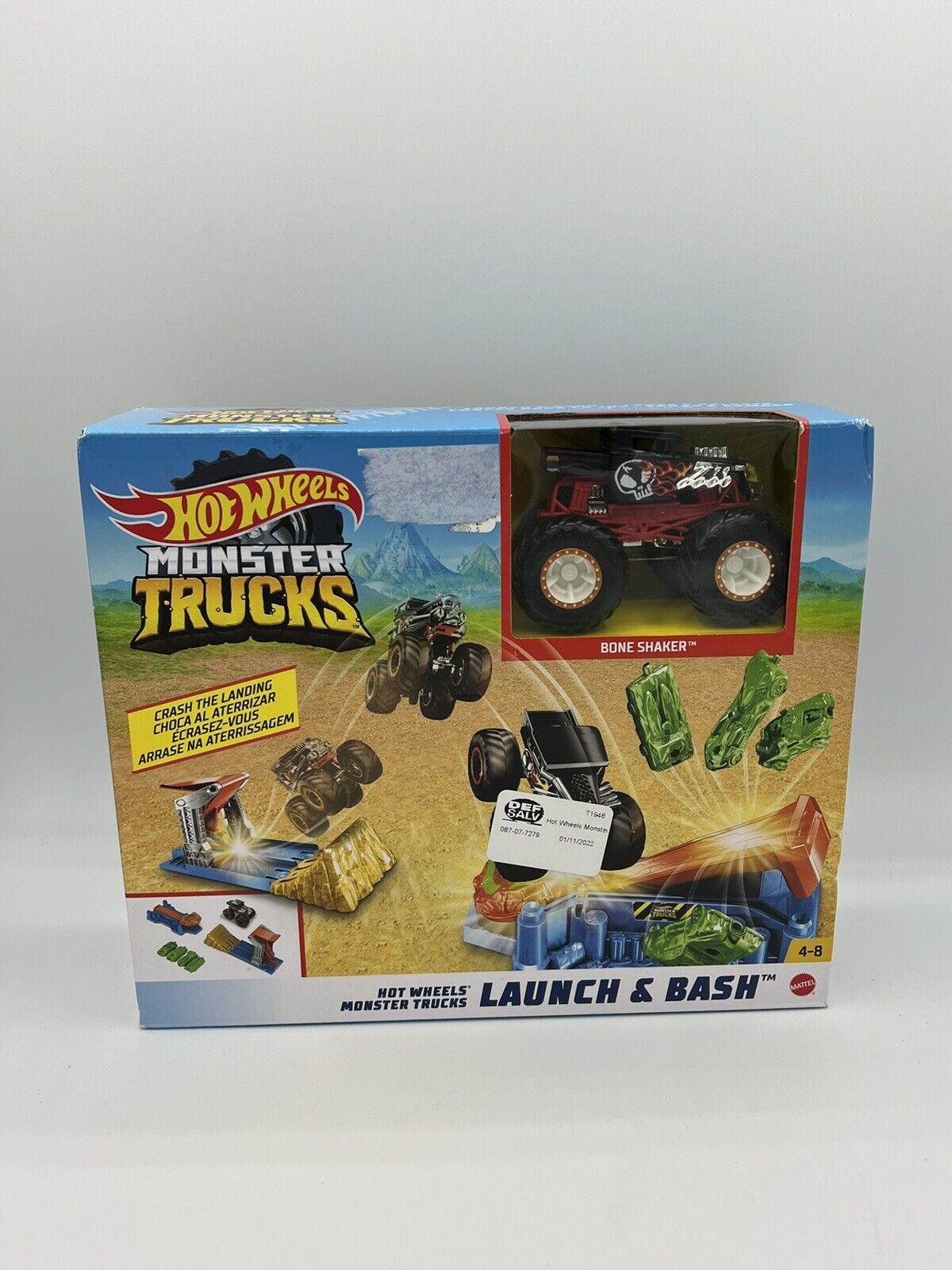 Hot Wheels Monster Trucks Launch & Bash Playset by Mattel