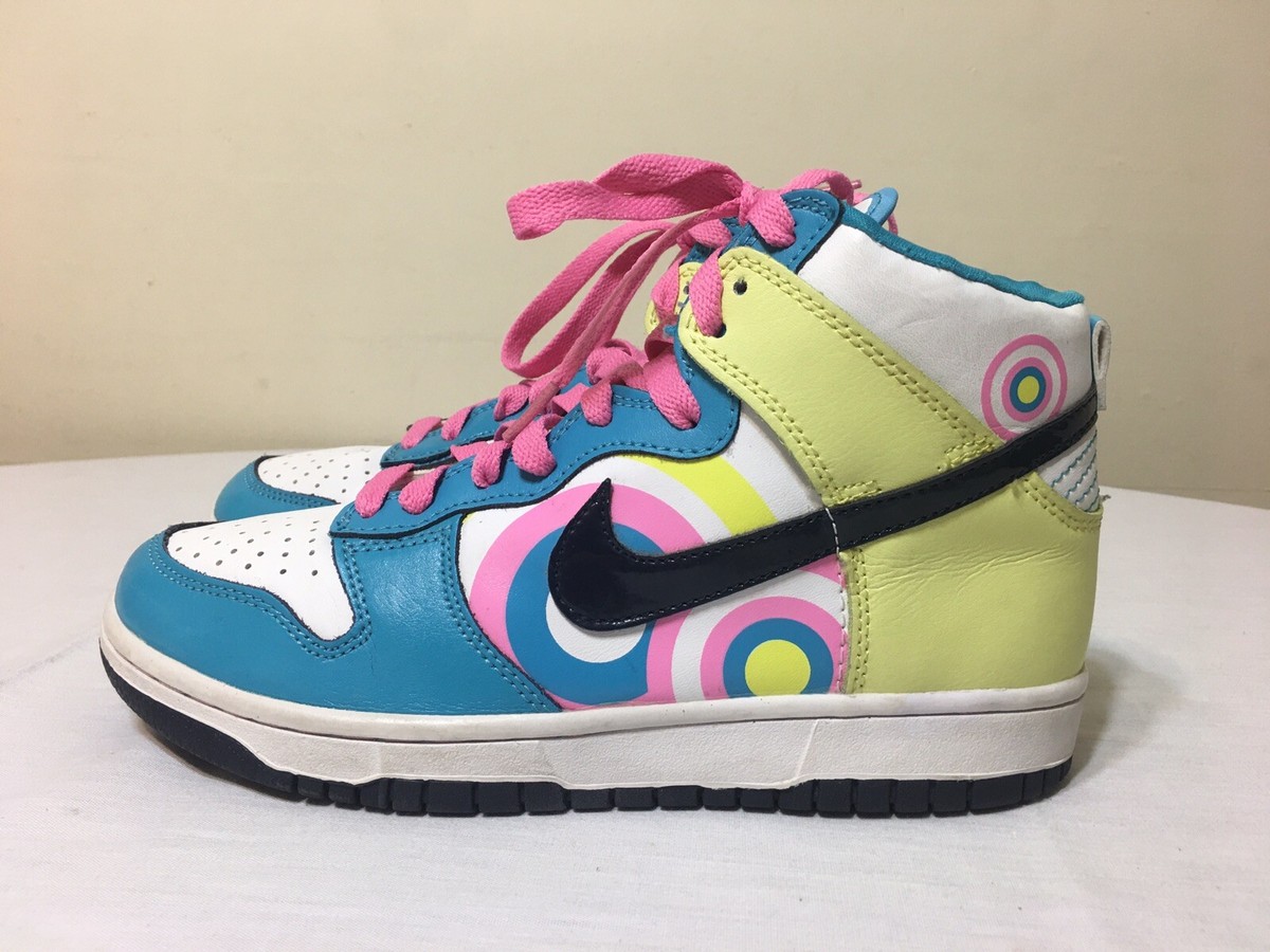 RARE 2009 Nike Dunk High GS Ripples Women's 7 316604-100 RARE 2009 Nike Dunk High GS Ripples Women's 7 316604-100
