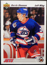 1991-92 91/92 Upper Deck #581 Darrin Shannon Winnipeg Jets