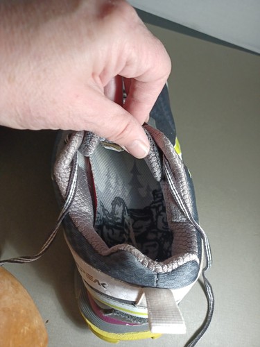 Altra Lone Peak 2.0 Women's 10.5 Trail Running Gray Lime Purple Hike Sneaker - Picture 13 of 20