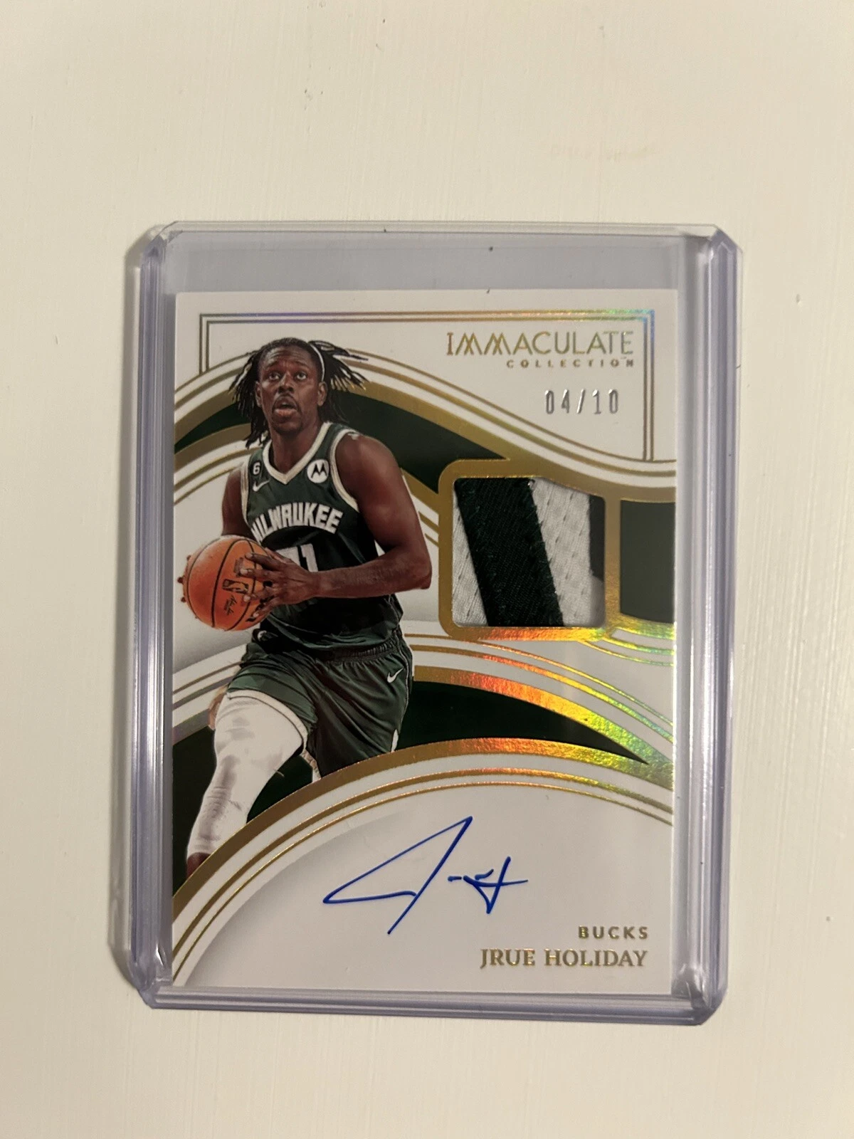 Jrue Immaculate Holiday Auto holiday immaculate | 10⁄10 rare auto 