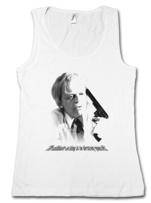 THE ULTIMATE ACTING IS TO DESTROY YOURSELF DAMEN TANK TOP Klaus Kinski Nosferatu