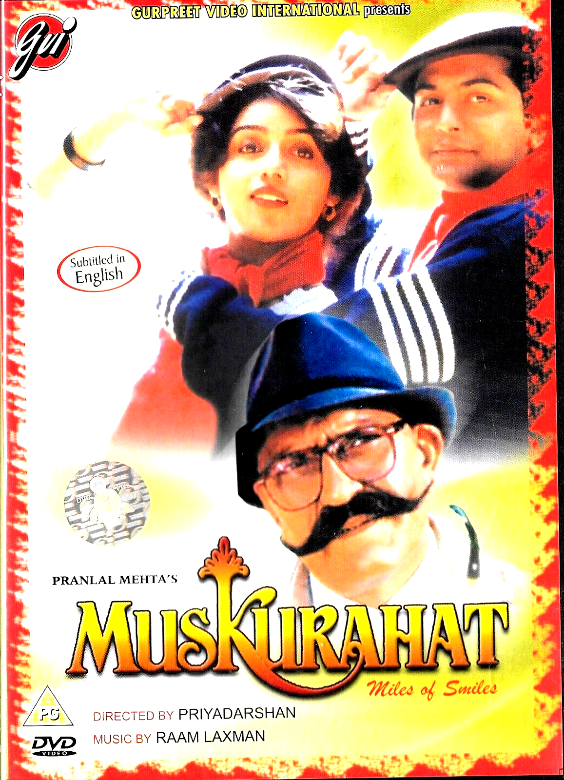 MUSKURAHAT - ANNU KAPOOR - AMRISH PURI - NEW BOLLYWOOD DVD - ENGLISH SUBTITLES