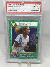1990 SI For Kids #156 Monica Seles RC PSA 6