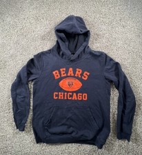 Chicago Bears Hoodie NFL Team Apparel Blue Sweatshirt Youth Size Large