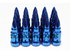 Z Racing Blue Bullet 57mm 12X1.5 Steel Lug Nuts Key Close Extended