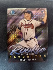2019 Bowman Chrome KOLBY ALLARD Refractor RC OF THE YEAR Atlanta Braves