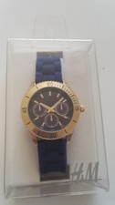 H and M blue ladies watch