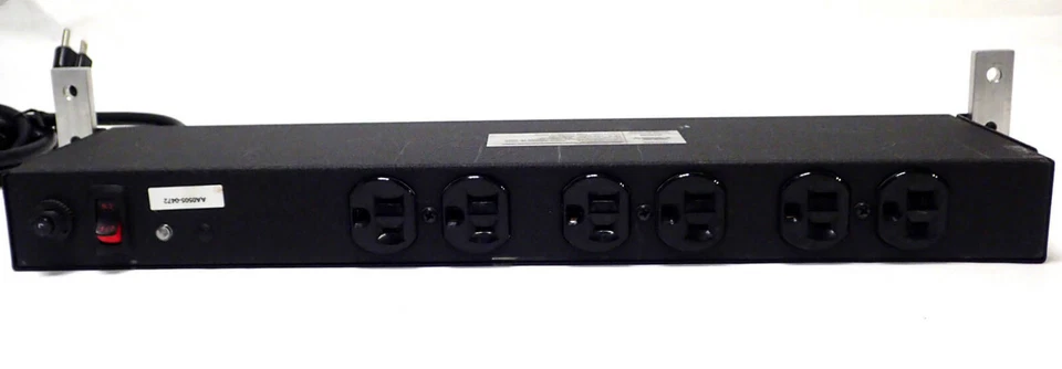 GEIST E76064 RELOCATABLE POWER TAP 6 OUTLET BRR060-10, 15A 125VAC, SURGE PROTECT - Image 4 of 4