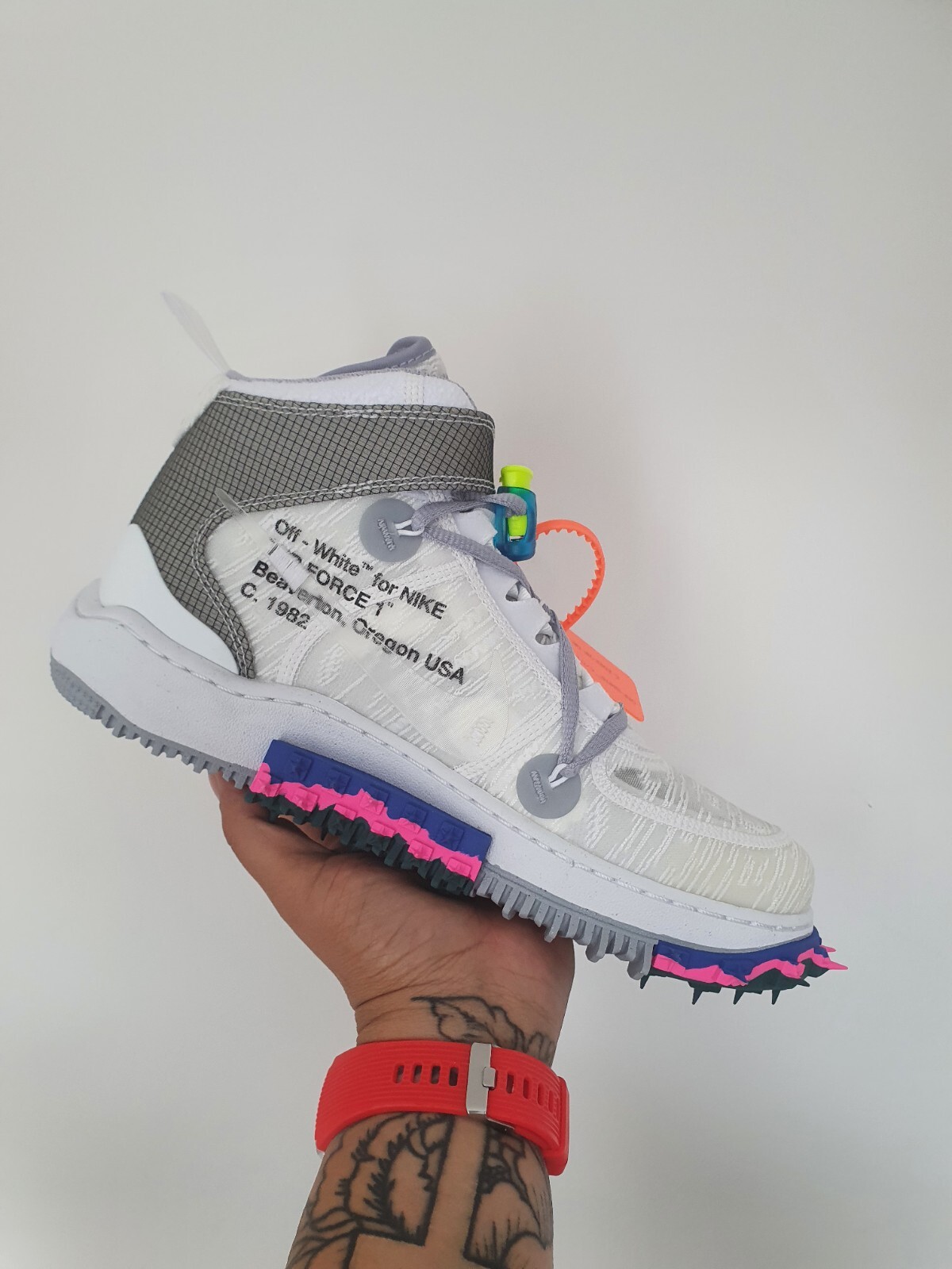 OFF WHITE X NIKE nike x off bianco air force 1