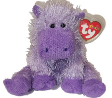 Ty Punkies - SLIM the Hippopotamus / Hippo 8" NEW MWMTs Stuffed Animal Toy