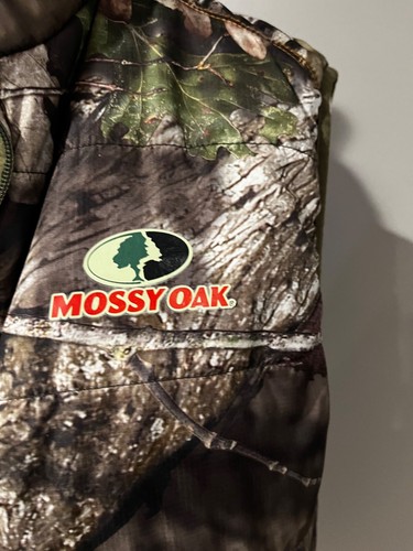 MOSSY OAK CAMO/GREEN Reversible Vest w/Thinsulate Insulation Size Medium - Picture 2 of 7