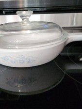 Vintage Corning Ware Country Cornflower 2 Pc Set 7"- S-6-B Vintage - RARE