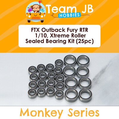 FTX Outback Fury RTR 1/10, Xtreme Roller - 25 Pcs Rubber Sealed Bearings Kit