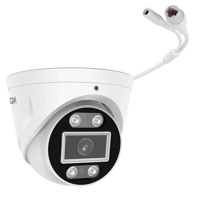 POE Foscam T5EP 5.0MP IP Camera Spotlight Color Night Vision Alarm Siren - Image 4 of 4
