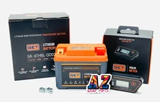 Athena Lithium Light Feather Weight Battery GET Hour Meter YFZ450 YFZ450R YFZ